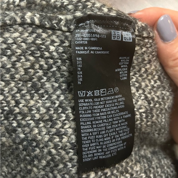 UNIQLO Great Sweater Coat, XS - Picture 3 of 3